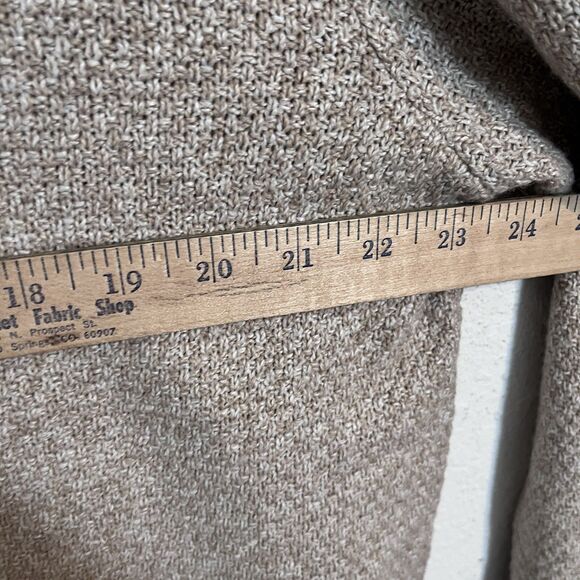 NWOT Pink Clover Sweater Pullover Beige Women Size 3x Crew Neck Neutral Minimal - Picture 8 of 9